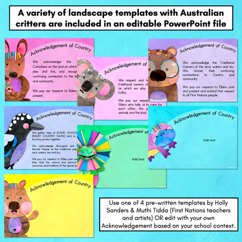 Resource preview 2 for Acknowledgement of Country Posters - The Kutopia Collection