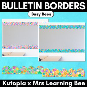 Bulletin Borders - Busy Bees - The Kutopia Collection