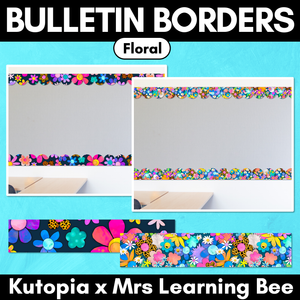 Bulletin Borders - Floral - The Kutopia Collection