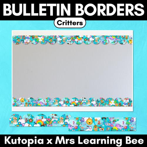 Resource preview 1 for Bulletin Borders - Kutopia Critters - The Kutopia Collection