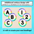 3 for Editable Accents - Alphabet & Numbers - The Kutopia Collection - Rainbow Watercolour