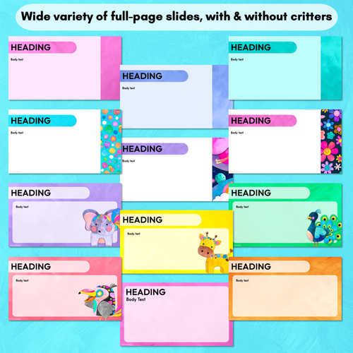 Resource preview 4 for Kutopia Teaching Slides – Editable Classroom Slides for Teachers - PowerPoint or Google Slides