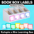 1 for Book Box Holder Editable Labels - The Kutopia Collection - Rainbow Critters