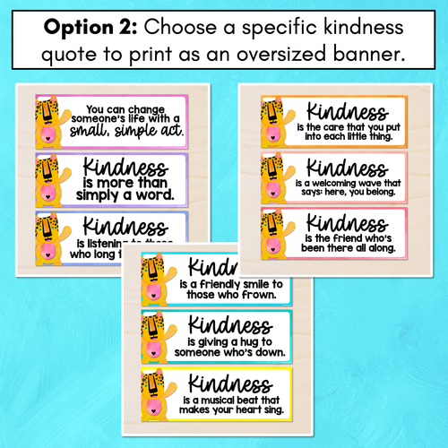 Resource preview 3 for Kutopia Kindness Quote Banners - Kindness Classroom Display