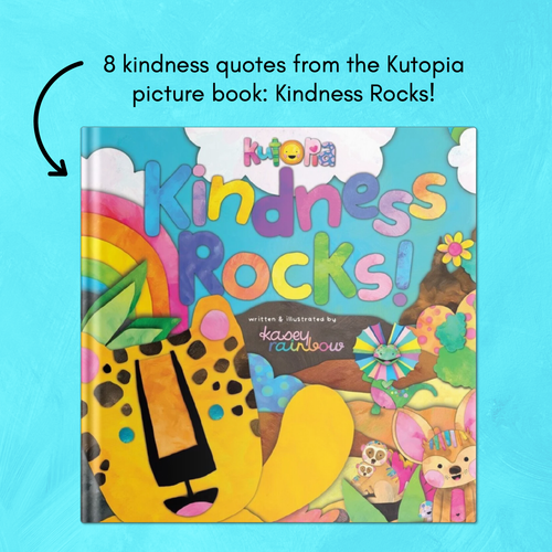 Resource preview 3 for Kutopia Kindness Quotes - Kindness Colouring Pages