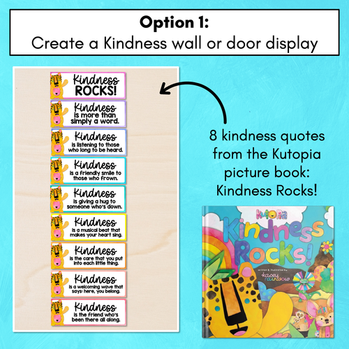 Resource preview 2 for Kutopia Kindness Quote Banners - Kindness Classroom Display