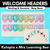 1 for WELCOME BUNTING & ACCENTS- The Kutopia Collection - Busy Bees