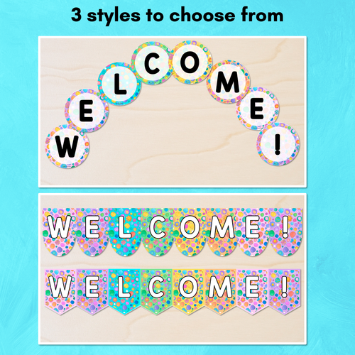 Resource preview 2 for WELCOME BUNTING & ACCENTS- The Kutopia Collection - Busy Bees