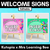 1 for Welcome to our Class EDITABLE SIGNS - The Kutopia Collection