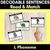 41 for Consonant Phoneme Decodable Sentence Activities COMPLETE BUNDLE