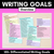 1 for Writing Goals for Students - Editable list of learning goals for students