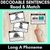 4 for Long Vowel A Decodable Sentences BUNDLE