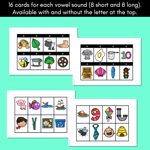 Resource preview 2 for Long and Short Vowels Phonics Sort - Vowel Sound Phonics Center