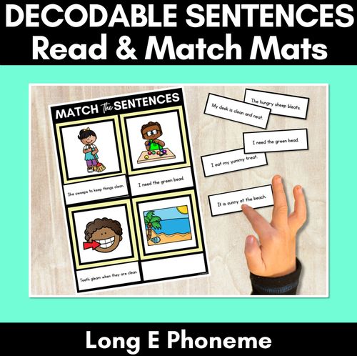 Resource preview 10 for Long Vowel Decodable Sentence Activities COMPLETE BUNDLE