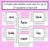 3 for READ THE ROOM - Decodable Words Phonics Activity - Long Vowel A Words