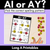 3 for AI or AY Pick the Spelling Pattern Bundle