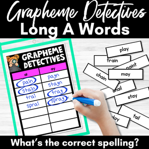 LONG VOWEL A GAME - Grapheme Detectives