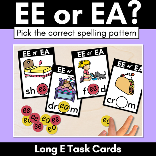 Resource preview 3 for EE or EA Pick the Spelling Pattern Bundle