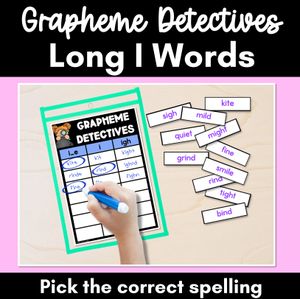 LONG VOWEL I GAME - Grapheme Detectives