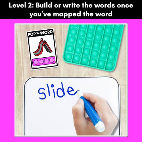 Resource preview 3 for LONG VOWEL I POPPIT TASK CARDS - Phonemic Awareness + Word Mapping