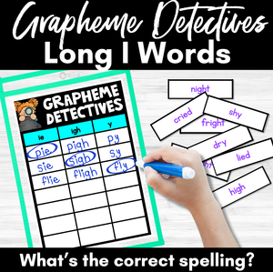 LONG VOWEL I GAME - Grapheme Detectives