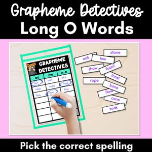 LONG VOWEL O GAME - Grapheme Detectives