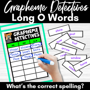 LONG VOWEL O GAME - Grapheme Detectives