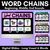 1 for Long Vowel A Word Chains for Beginning, Middle & End Sounds - Decodable PowerPoint