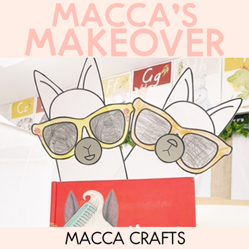 Resource preview 1 for Macca's Makeover Craft - Book Craft for Macca the Alpaca Series