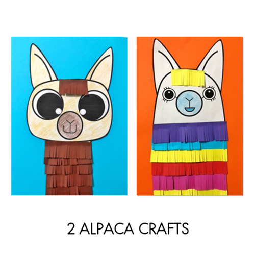 Resource preview 2 for Alpaca Craft - Macca The Alpaca - Fine Motor & Book Craft