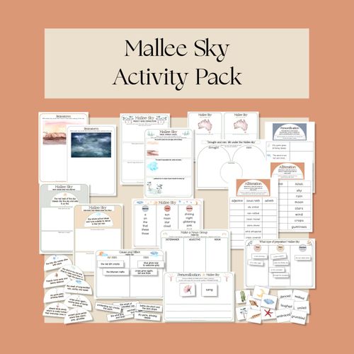 Resource preview 1 for Mallee Sky Activity Pack