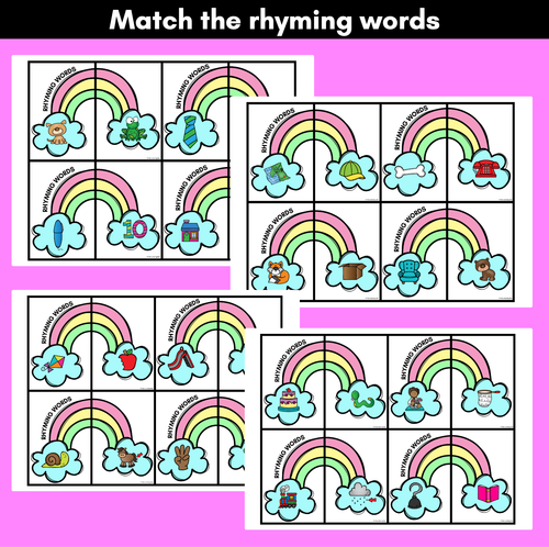 Resource preview 3 for Rhyme Match Activity - Phonological Awareness Center