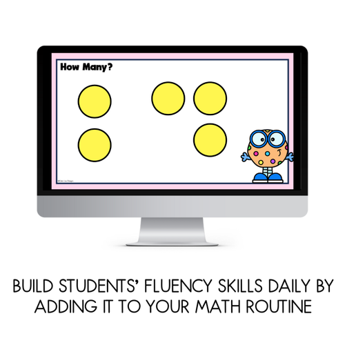 Resource preview 3 for Math Warm Up Game - Subitising Champion