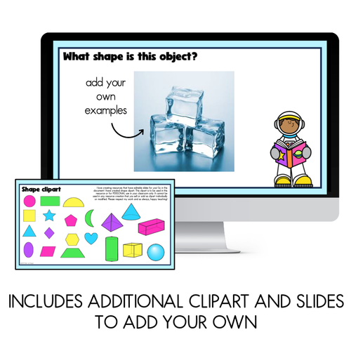 Resource preview 4 for Math Warm Up Game - 2D Shapes and 3D Objects Champion