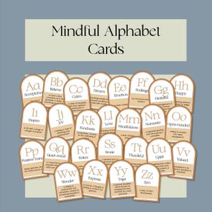 Mindful Alphabet Cards