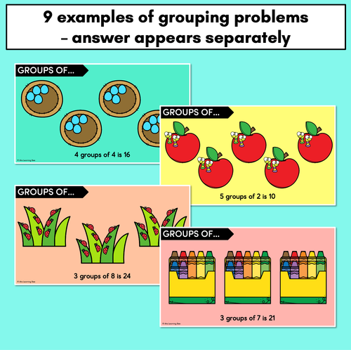 Resource preview 3 for Groups Of (Multiplication) Digital Slides