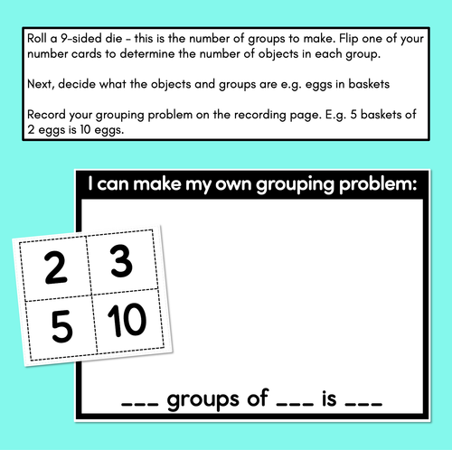 Resource preview 2 for Groups Of (Multiplication) Blank Student Templates