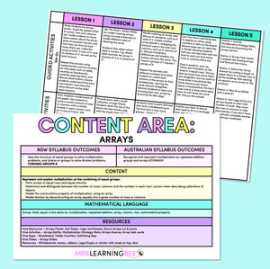 Arrays - Grade 1 & 2 Program