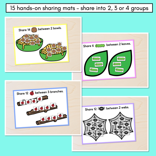 Resource preview 3 for Sharing Mats - share items into 2, 3 or 4 groups