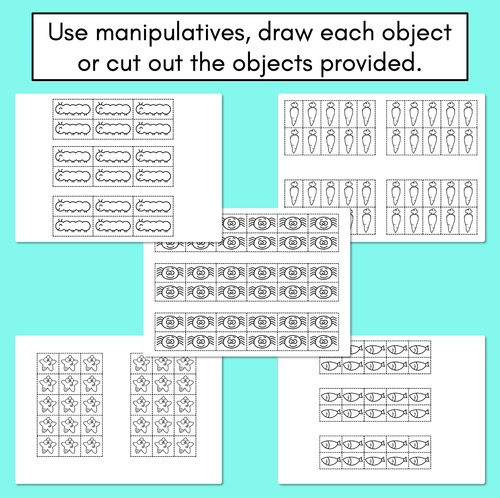 Resource preview 4 for Sharing Printables - Share items into 2, 3 or 4 groups