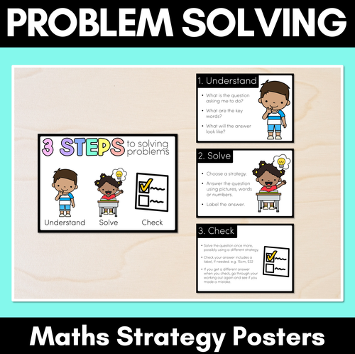 Resource preview 1 for Problem Solving - Maths Strategy Posters