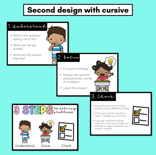 Resource preview 3 for Problem Solving - Maths Strategy Posters