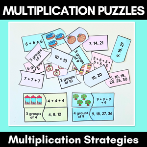 Multiplication Puzzles - Multiplication Strategies