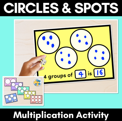 Resource preview 1 for Circles and Spots Multiplication Activity