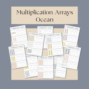 Multiplication Arrays Ocean