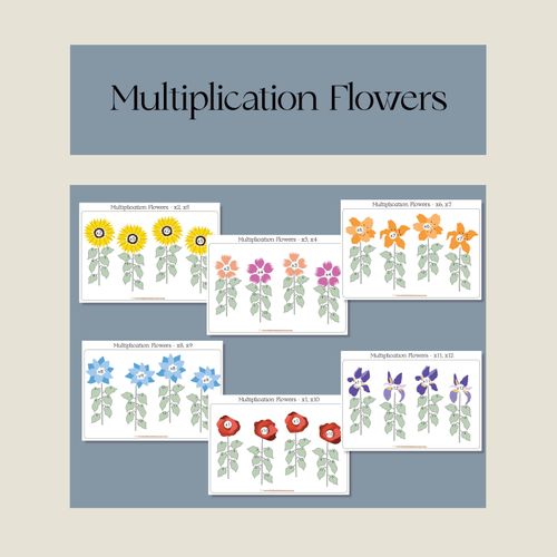 Resource preview 1 for Multiplication Flowers