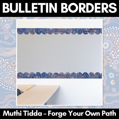 Resource preview 1 for Bulletin Borders - Muthi Tidda - Forge Your Own Path