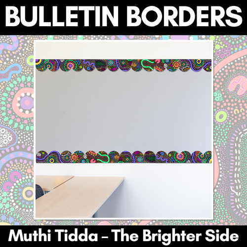 Resource preview 1 for Bulletin Borders - Muthi Tidda - The Brighter Side