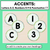 4 for Alphabet & Numbers Editable Bunting & Accents - Muthi Tidda - A Calming Force