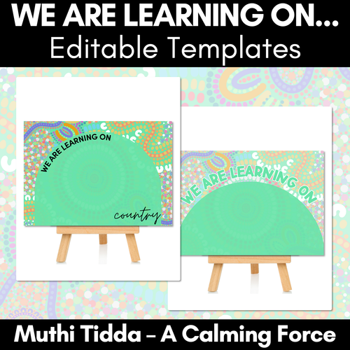 Resource preview 1 for We Are Learning On Posters - Muthi Tidda - A Calming Force